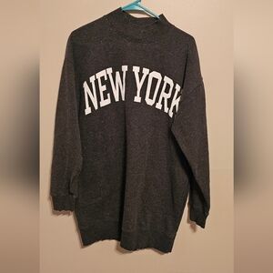 American Eagle Size M Sweatshirt Dress With Pockets